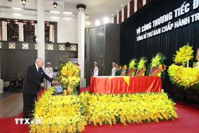 Lãnh đạo các quốc gia, các đoàn quốc tế viếng Tổng Bí thư Nguyễn Phú Trọng - Ảnh 16.