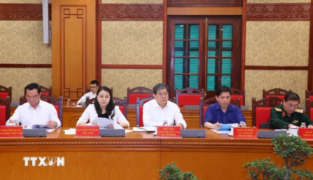 Thường trực Ban Bí thư Lương Cường chủ trì giao ban công tác quý III/2024 - Ảnh 2.