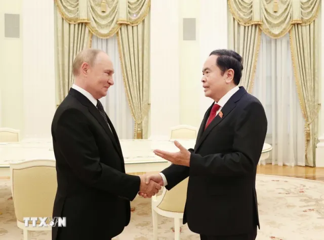 Chủ tịch Quốc hội Trần Thanh Mẫn hội kiến Tổng thống Liên bang Nga Vladimir Putin - Ảnh 1.