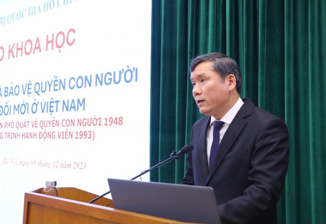 Thúc đẩy, bảo vệ quyền con người trong thời kỳ đổi mới - Ảnh 1.