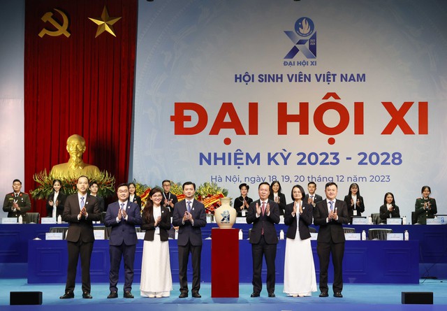 Phiên trọng thể Đại hội XI Hội Sinh viên Việt Nam, nhiệm kỳ 2023 – 2028 - Ảnh 3.