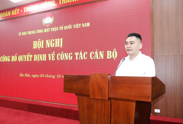 Nhà báo Trần Bảo Trung - Phó Tổng Biên tập Báo Đại đoàn kết được bổ nhiệm Phó Tổng Biên tập Tạp chí Mặt trận  - Ảnh 3.