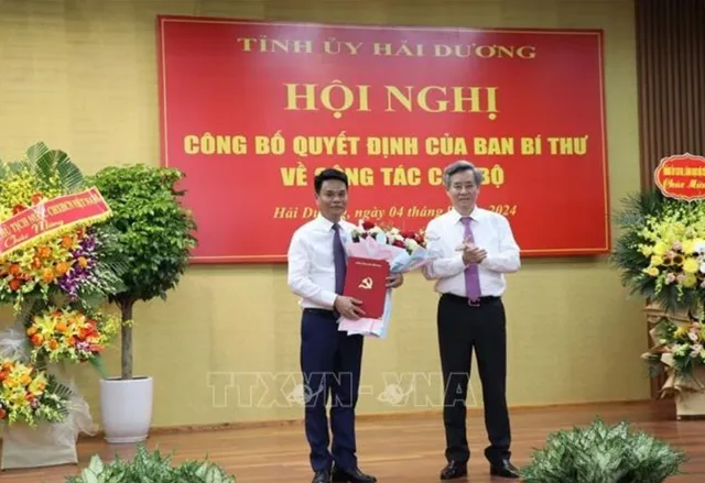 Thiếu tướng Lê Ngọc Châu giữ chức Phó Bí thư Tỉnh ủy Hải Dương - Ảnh 1.