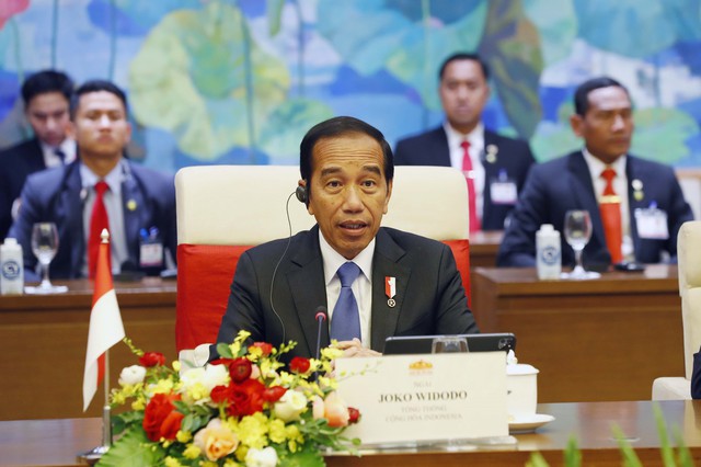 Chủ tịch Quốc hội Vương Đình Huệ hội kiến Tổng thống Indonesia Joko Widodo - Ảnh 3.